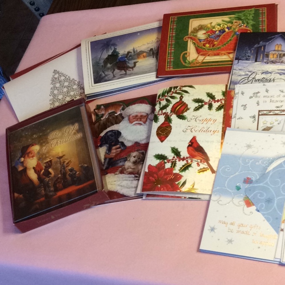 FINAL SALE PRICE Christmas Card Lot of 30